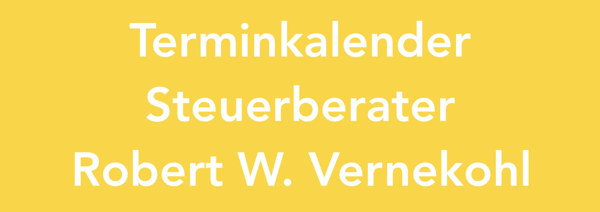 Terminkalender RV Terminkalender RV